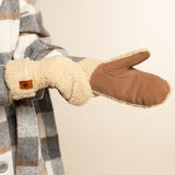 Moufles Peluches en Daim Femmes Sophia - Schwartz & von Halen® - Gants en Cuir Premium - 10