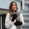 Nora - Gants tactiles en cuir de mouton et doublure luxueuse en fausse fourrure