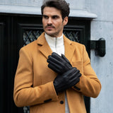 Charles – luxueux gants en cuir de cerf américain avec doublure chaude en cachemire - Schwartz & von Halen FR - Gants en Cuir - 7
