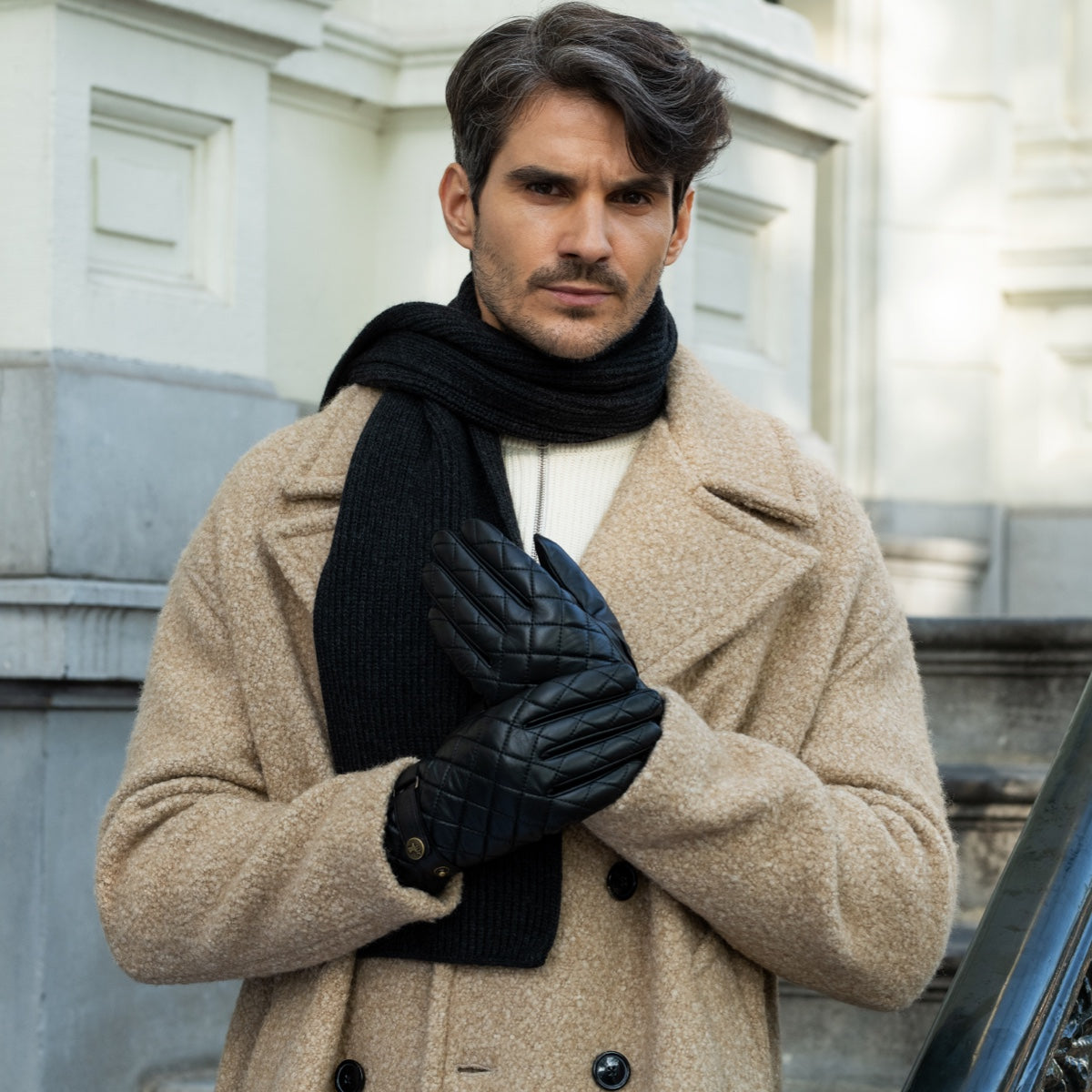 Gants et moufles classiques en cuir pour homme Gants et moufles classiques en cuir pour homme