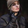 Gants en cuir noir pour femmes - doublure en laine - peau de cerf - Gants en cuir haut de gamme - Conçus à Amsterdam - Schwartz & von Halen® - 5