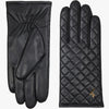 Kira (noir) - gants en peau de mouton avec doublure en laine/cachemire & fonction écran tactile