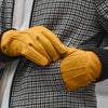 Gants en cuir épais jaune - Doublure chaude Ultrafleece - Gants en cuir haut de gamme - Conçus à Amsterdam - Schwartz & von Halen® - 8