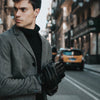 Gants en cuir végétalien noir - écran tactile - Schwartz & von Halen - Gants en cuir haut de gamme - Conçus à Amsterdam - Schwartz & von Halen® - 4