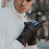 Gants en cuir végétalien noir - écran tactile - Schwartz & von Halen - Gants en cuir haut de gamme - Conçus à Amsterdam - Schwartz & von Halen® - 6