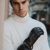 Gants en cuir végétalien noir - écran tactile - Schwartz & von Halen - Gants en cuir haut de gamme - Conçus à Amsterdam - Schwartz & von Halen® - 7