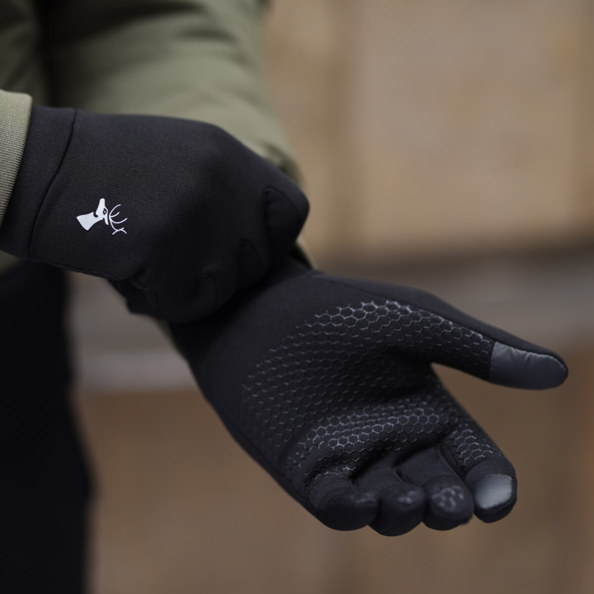 Spyder – Activity Gloves avec fonction tactile et antidérapant en silicone