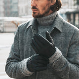 Gants en Cuir pour Hommes Noir William - Schwartz & von Halen® - Gants en Cuir Premium - 8